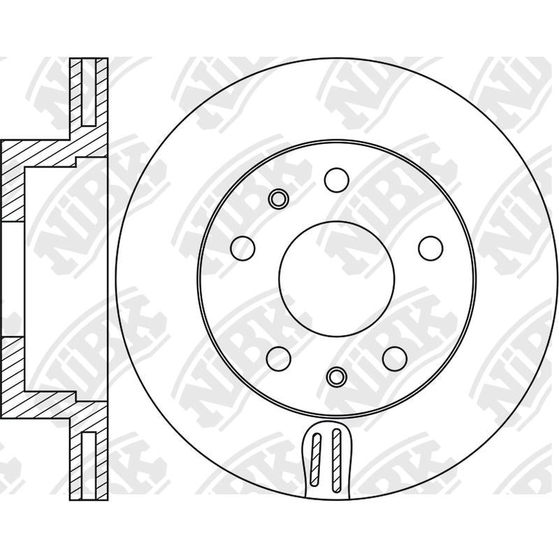 NIBK Rotor RN1845V 280mm x 24min