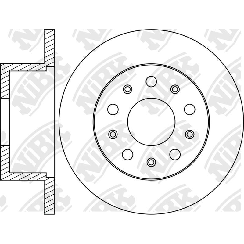 NIBK Rotor RN1846 280mm x 16min