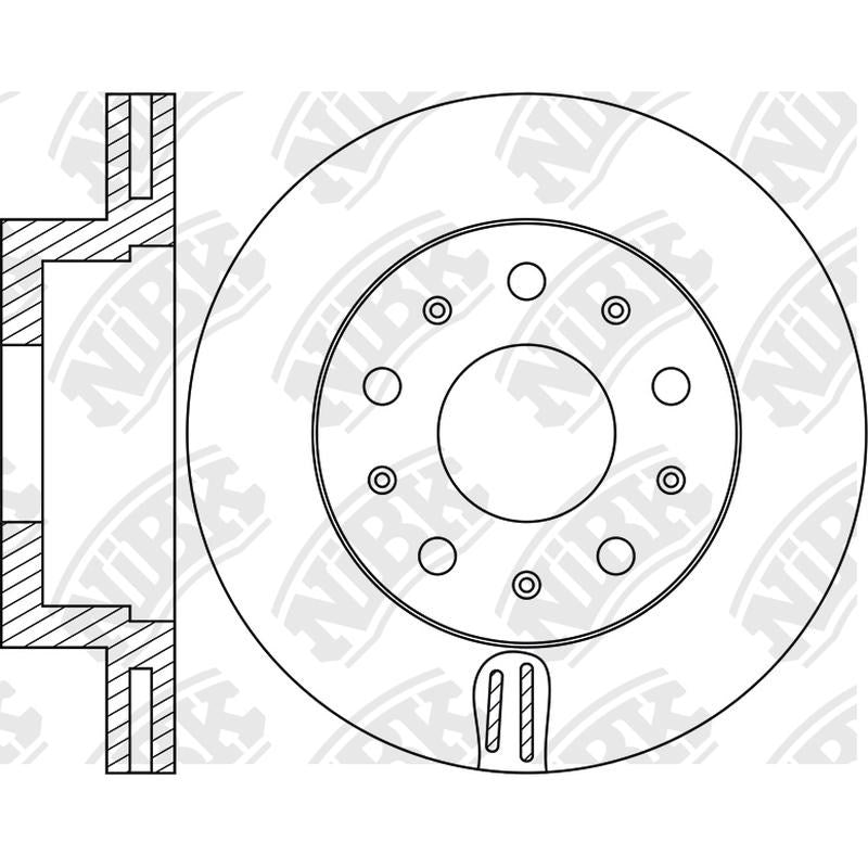 NIBK Rotor RN1847V 280mm x 28min