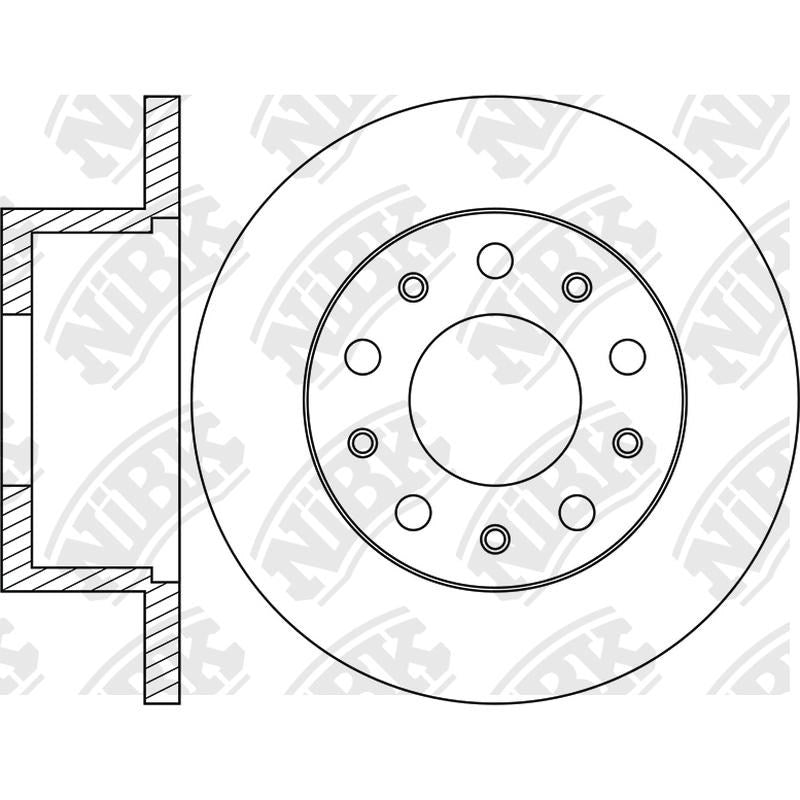 NIBK Rotor RN1849 280mm x 16min