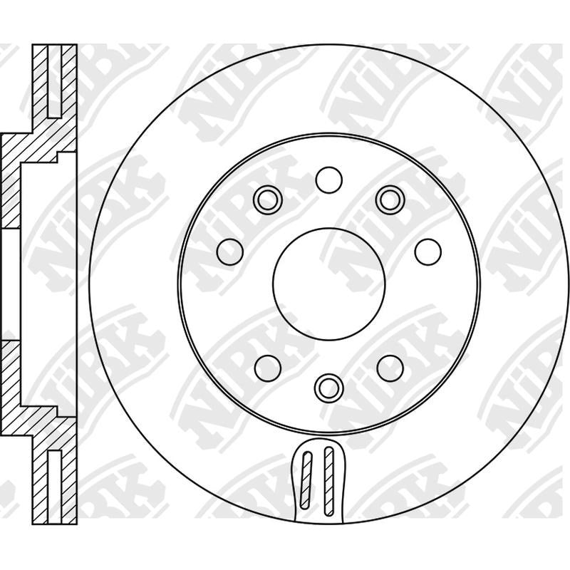 NIBK Rotor RN1850V 304mm x 28min