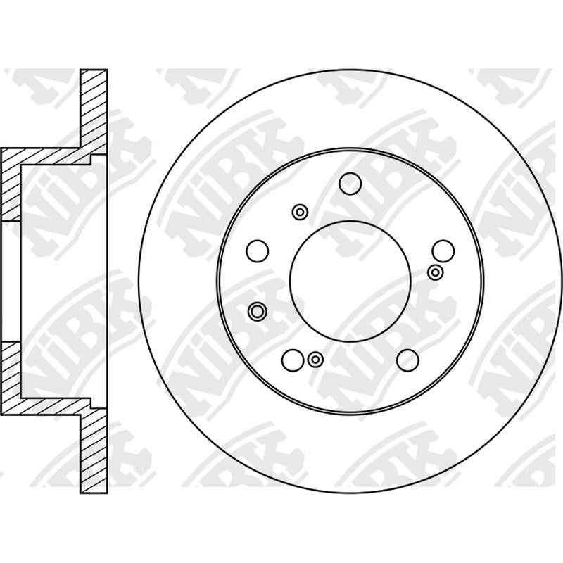 NIBK Rotor RN1852 256mm x 16min
