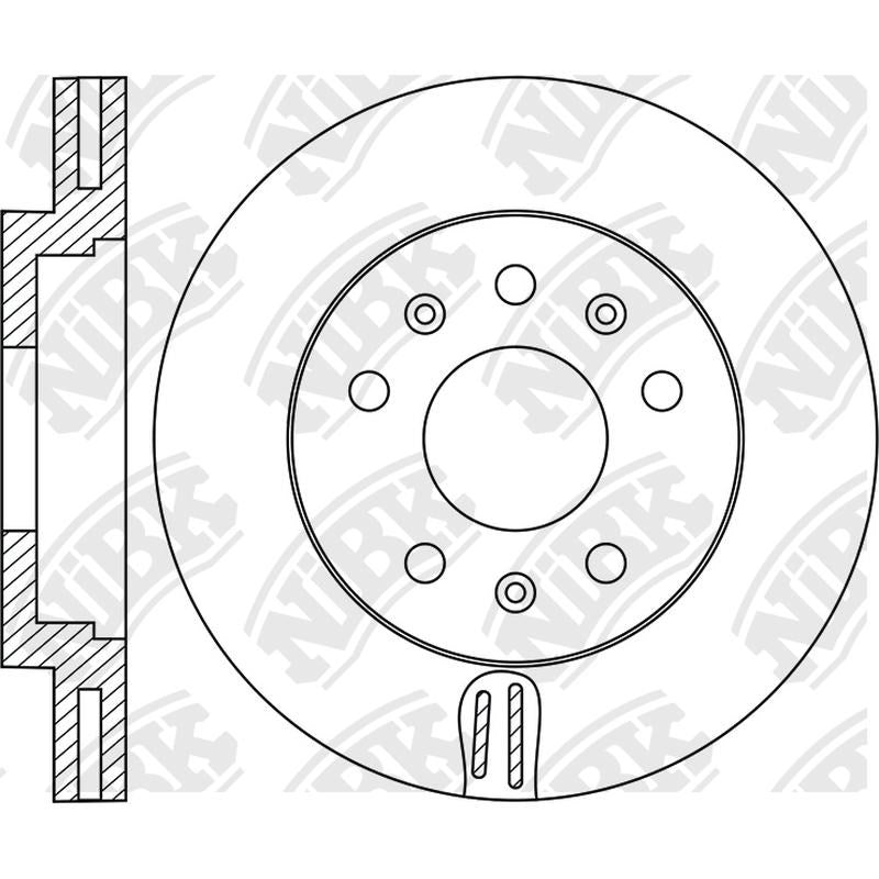 NIBK Rotor RN1858V 280mm x 28min