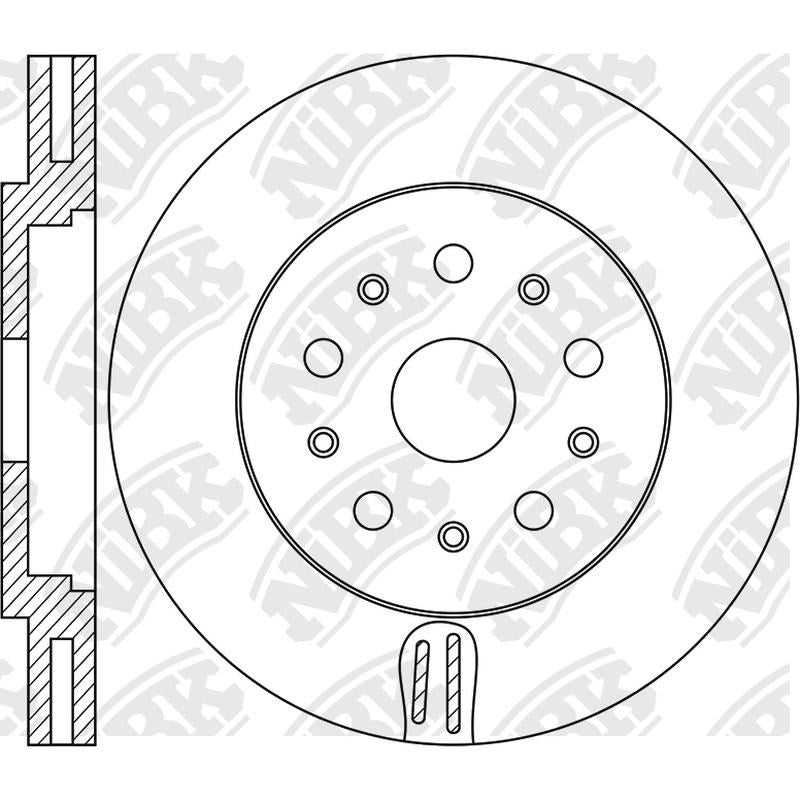 NIBK Rotor RN1864V 330mm x 32min