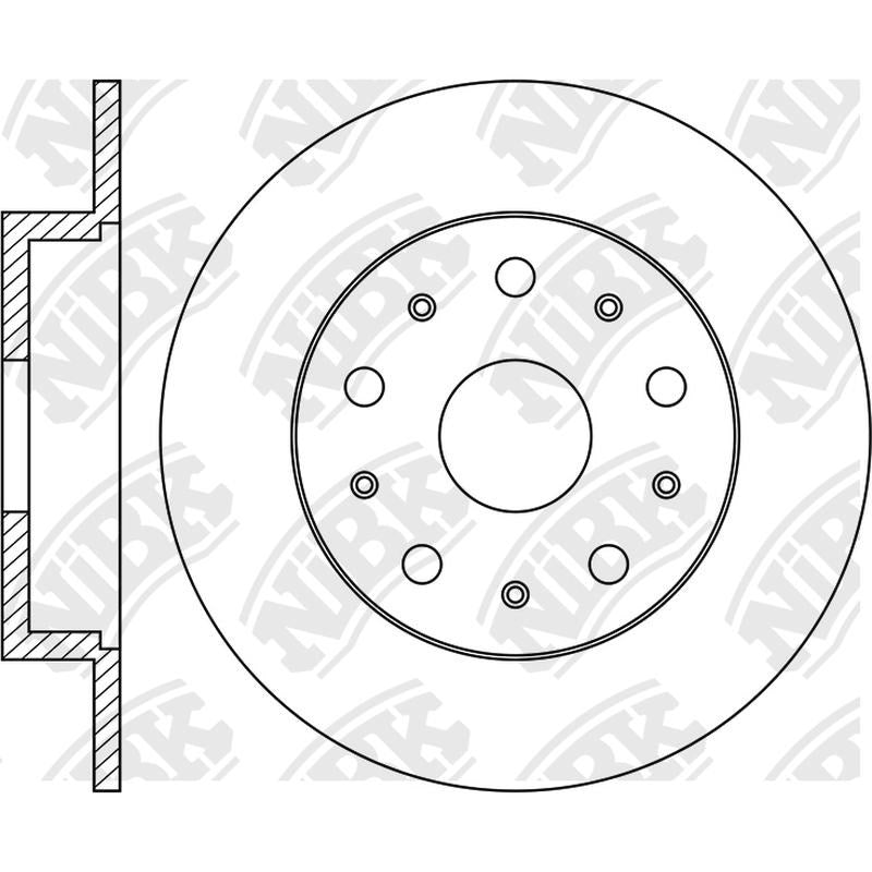NIBK Rotor RN1865 276mm x 10min