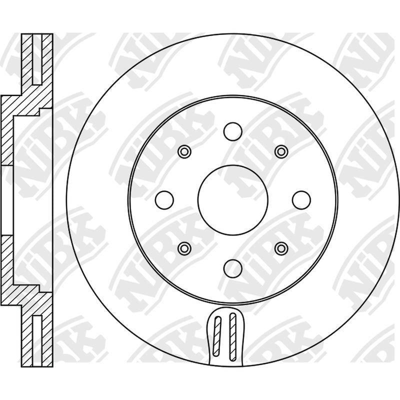 NIBK Rotor RN1868V 281mm x 26min