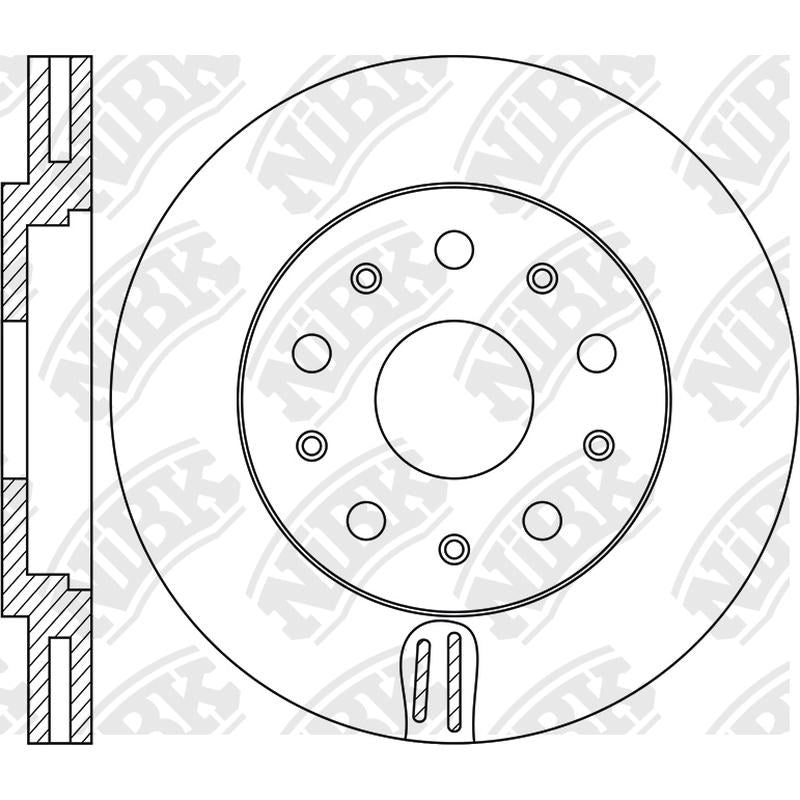 NIBK Rotor RN1870V 305mm x 28min