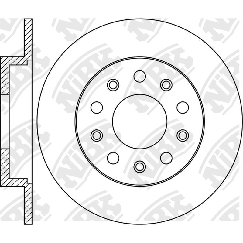 NIBK Rotor RN1871 264mm x 10min