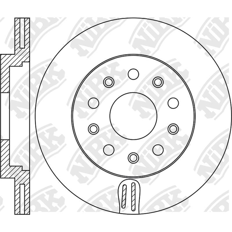 NIBK Rotor RN1872V 292mm x 22min