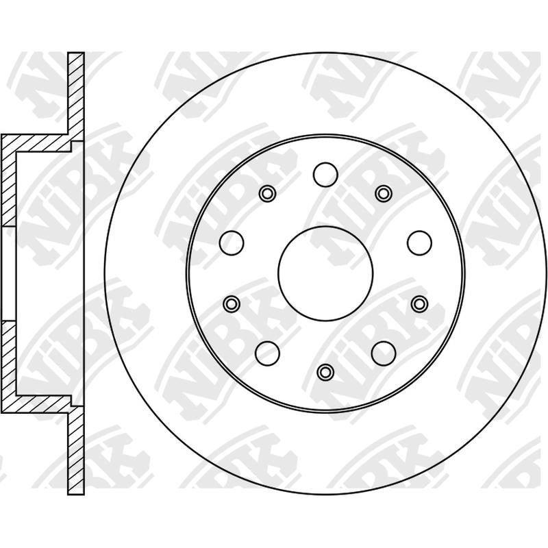 NIBK Rotor RN1873 276mm x 10min
