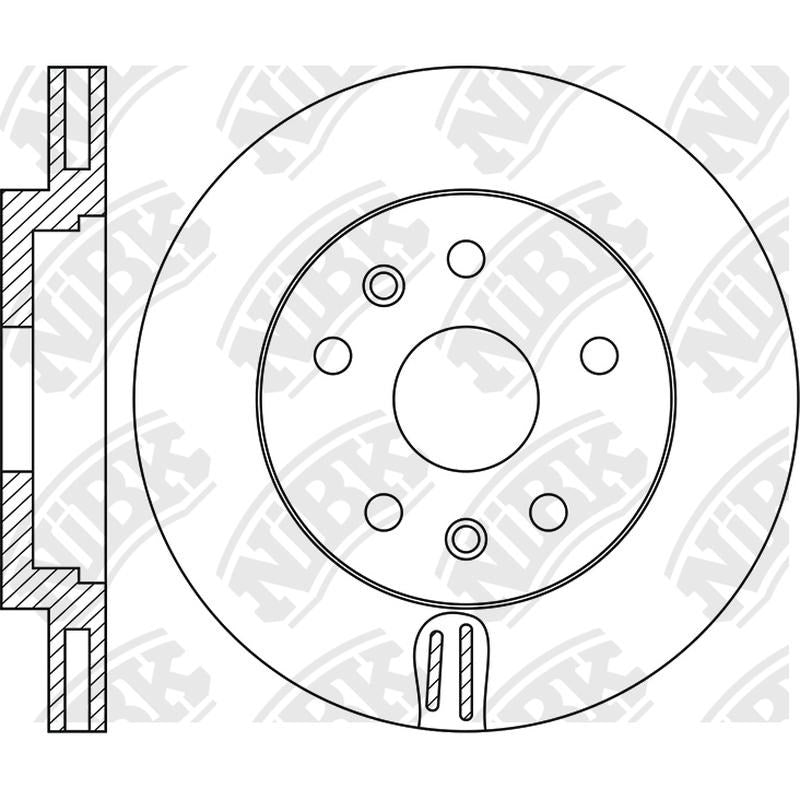 NIBK Rotor RN1878V 280mm x 24min