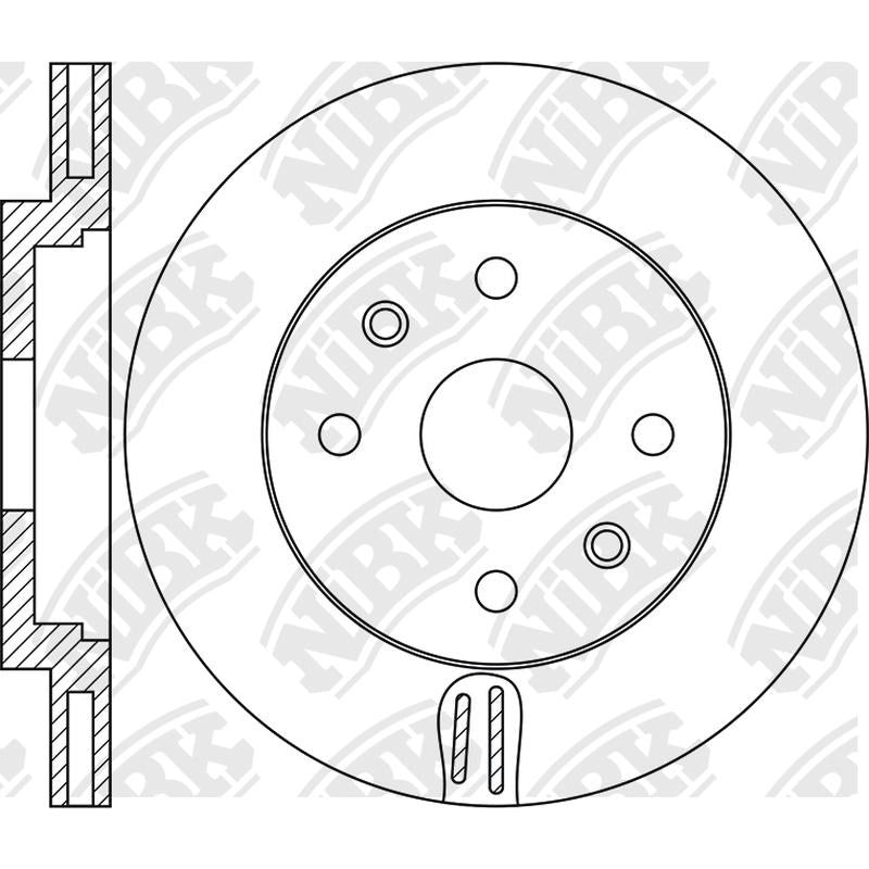 NIBK Rotor RN1879V 300mm x 24min
