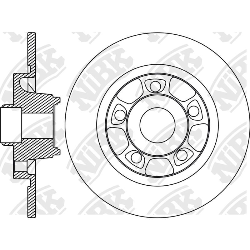 NIBK Rotor RN1884H 274mm x 11min
