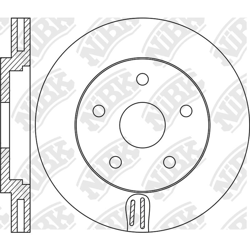 NIBK Rotor RN1885V 320mm x 28min
