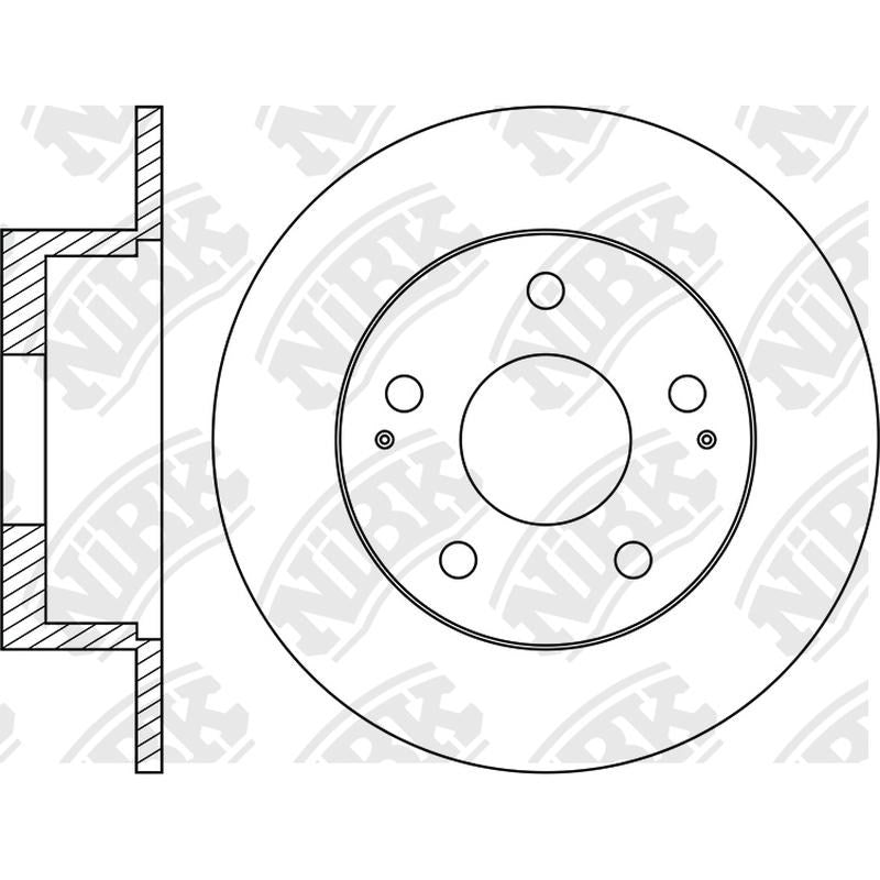 NIBK Rotor RN1889 262mm x 10min