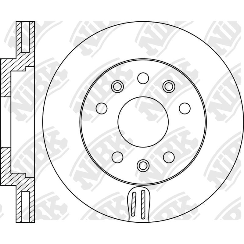 NIBK Rotor RN1896V 283mm x 26min