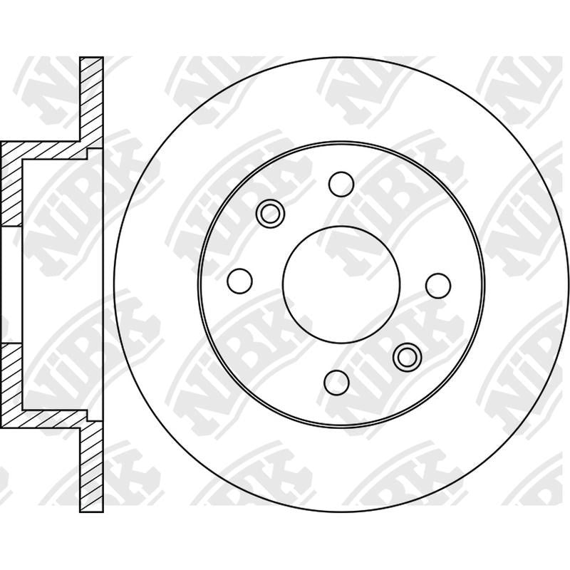 NIBK Rotor RN1898 272mm x 14min
