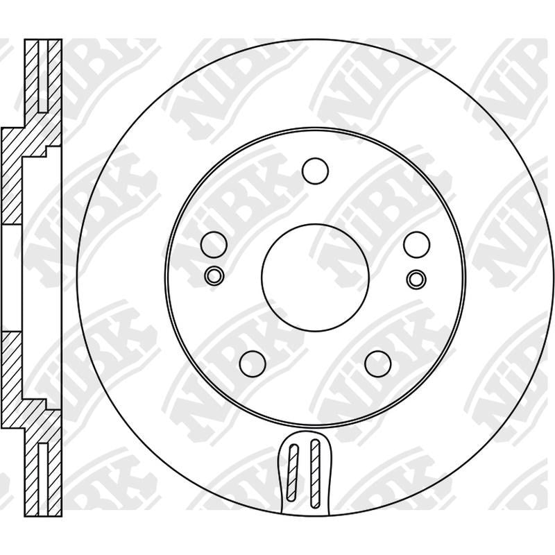 NIBK Rotor RN1912V 298mm x 23min