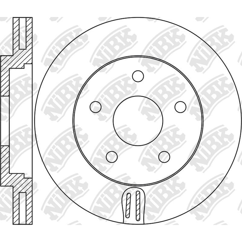 NIBK Rotor RN1920V 302mm x 28min