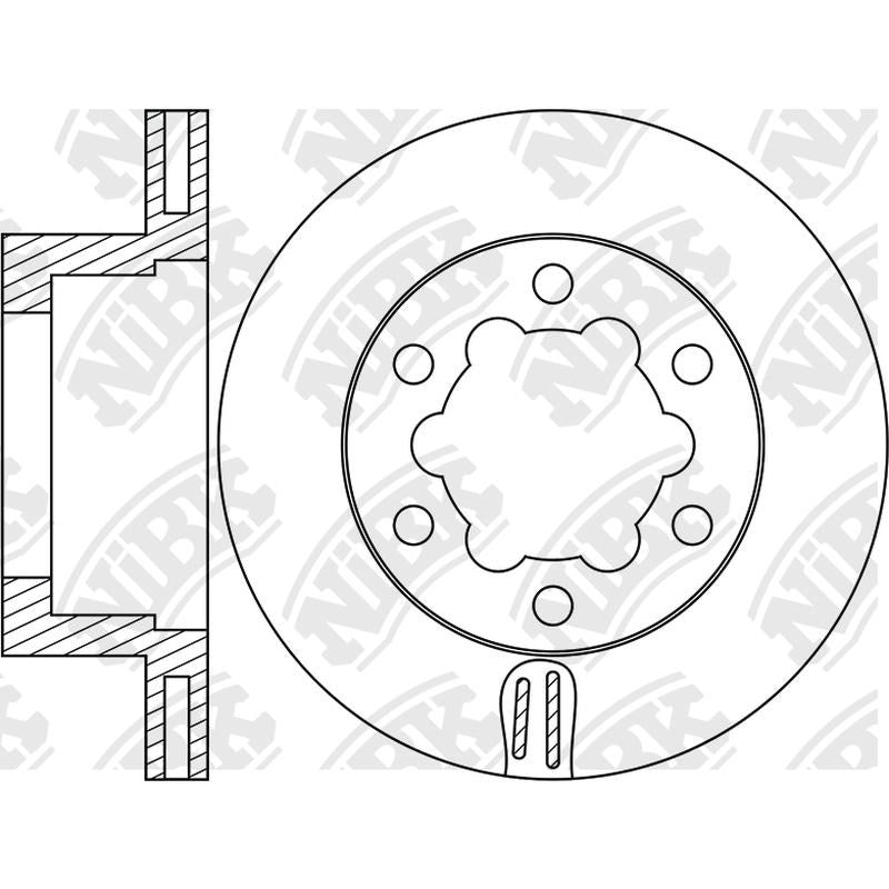 NIBK Rotor RN1924V 303mm x 28min