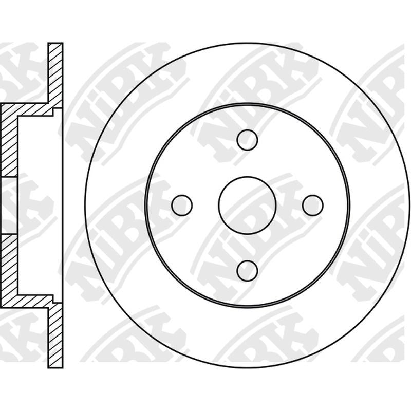 NIBK Rotor RN1925 226mm x 10min