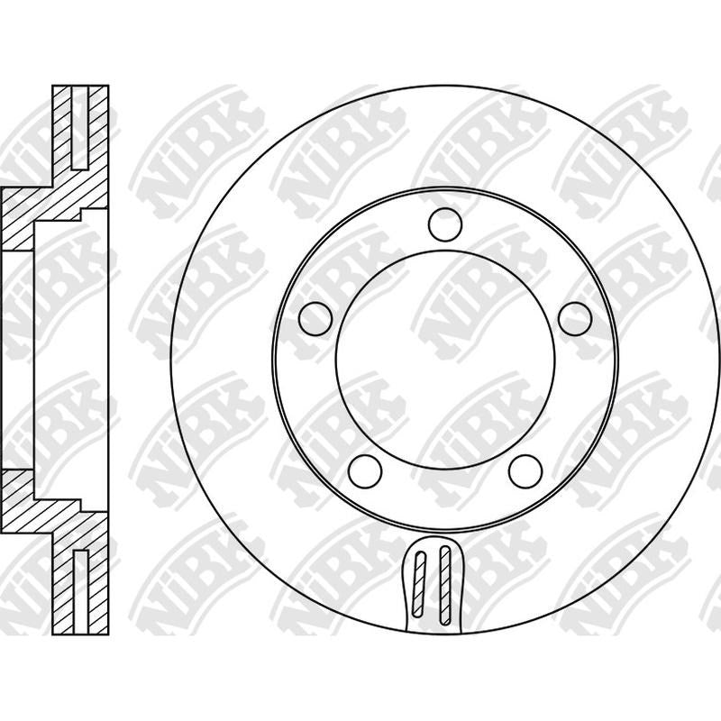 NIBK Rotor RN1926V 276mm x 28min