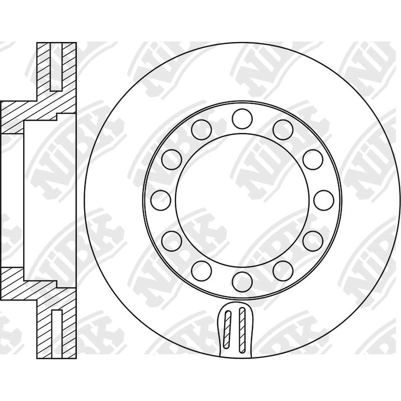 NIBK Rotor RN1927V 293mm x 39min