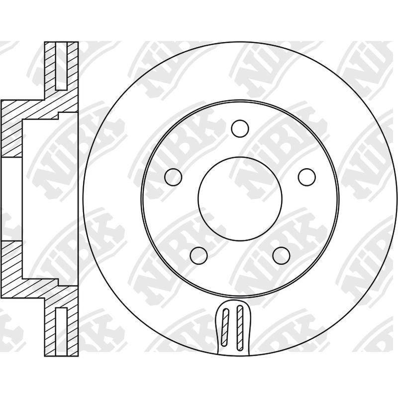 NIBK Rotor RN1928V 300mm x 32min
