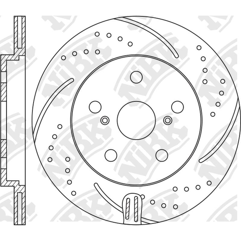 NIBK Rotor RN1932DSET 338mm x 18min