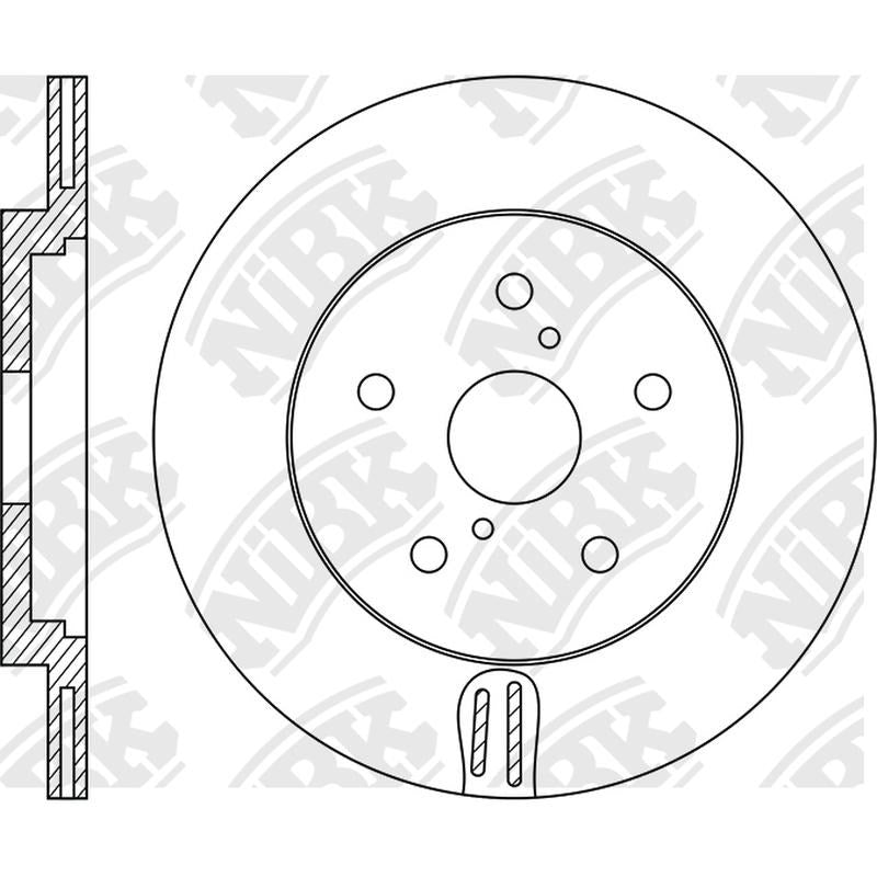 NIBK Rotor RN1932V 338mm x 18min