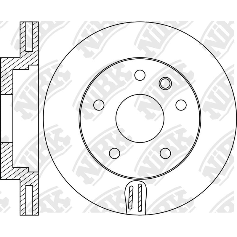 NIBK Rotor RN1940V 317mm x 30min