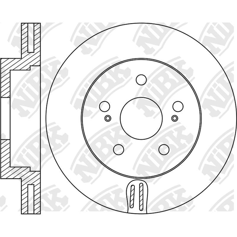 NIBK Rotor RN1942V 281mm x 28min