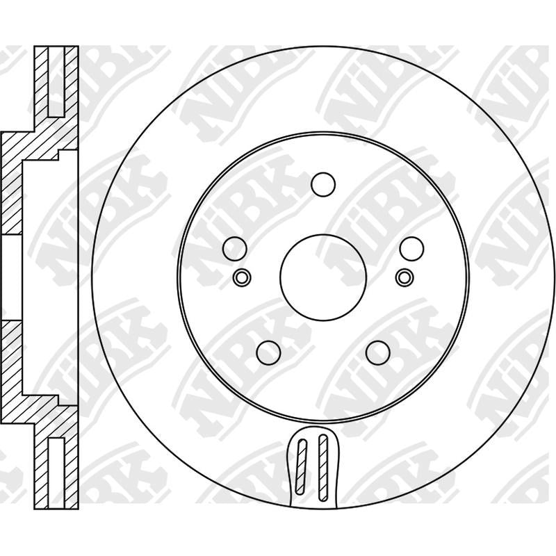 NIBK Rotor RN1946V 296mm x 28min