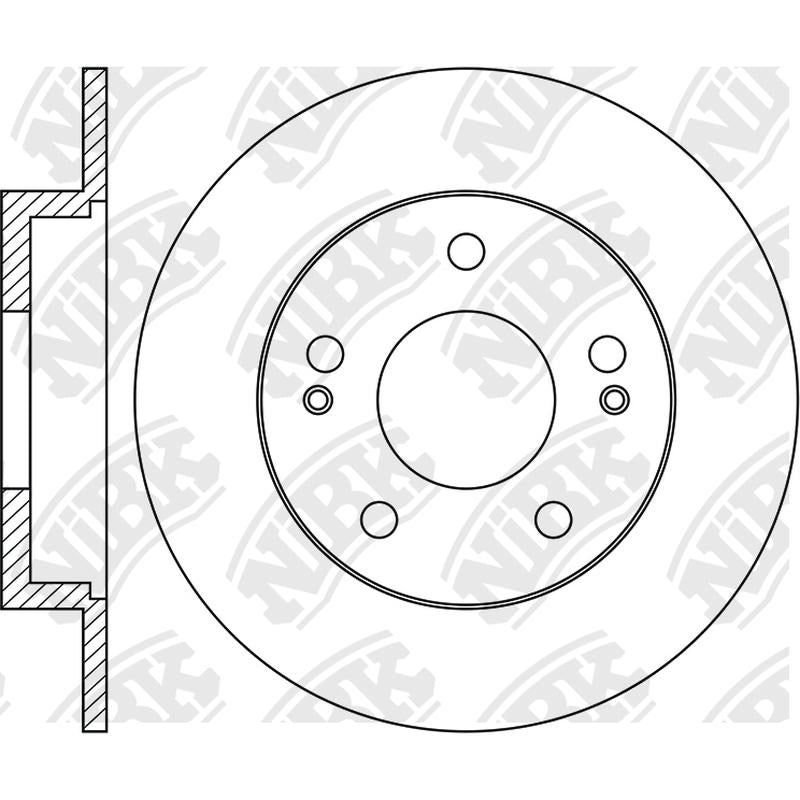 NIBK Rotor RN1947 284mm x 10min