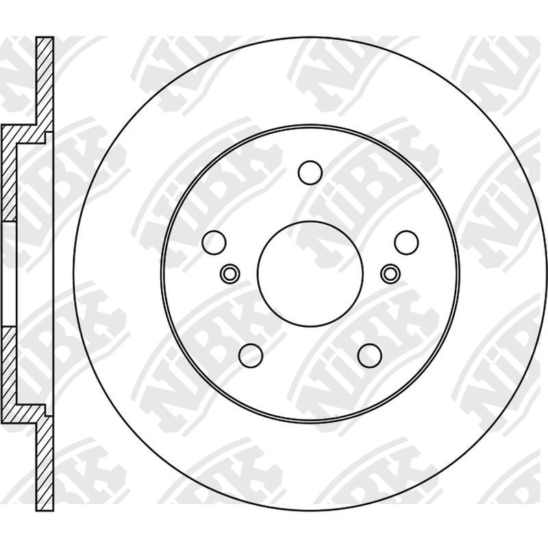 NIBK Rotor RN1949 279mm x 10min