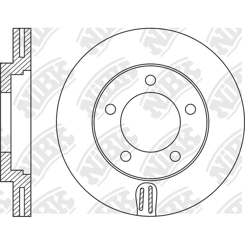NIBK Rotor RN1951V 274mm x 26min