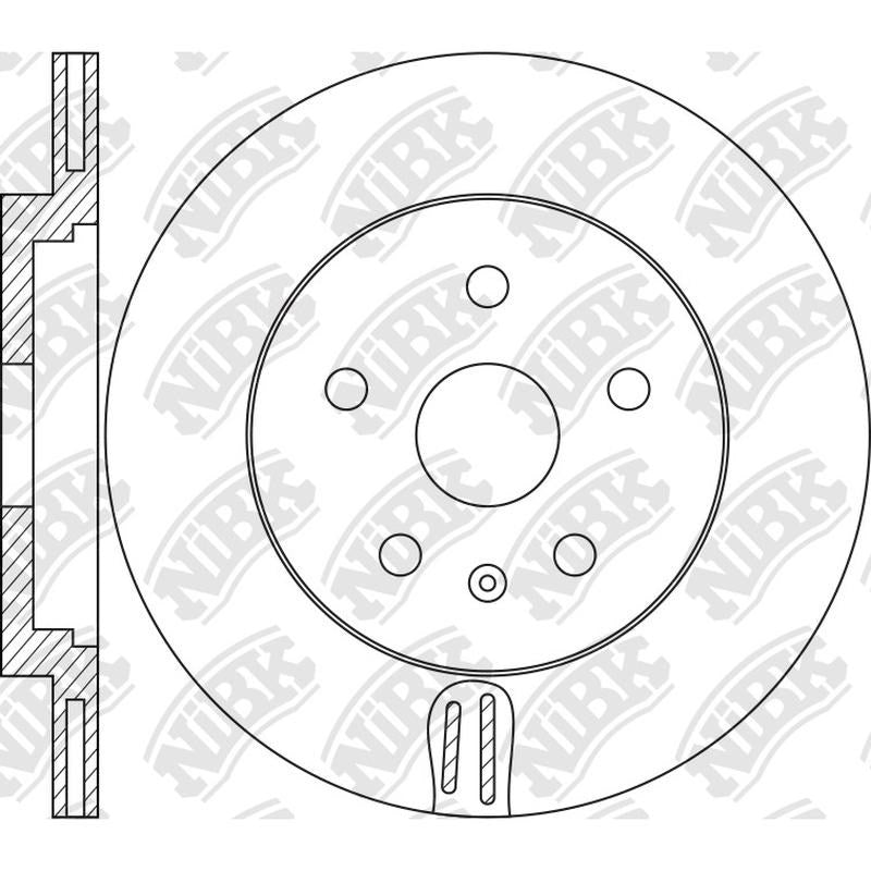 NIBK Rotor RN1953V 340mm x 20min