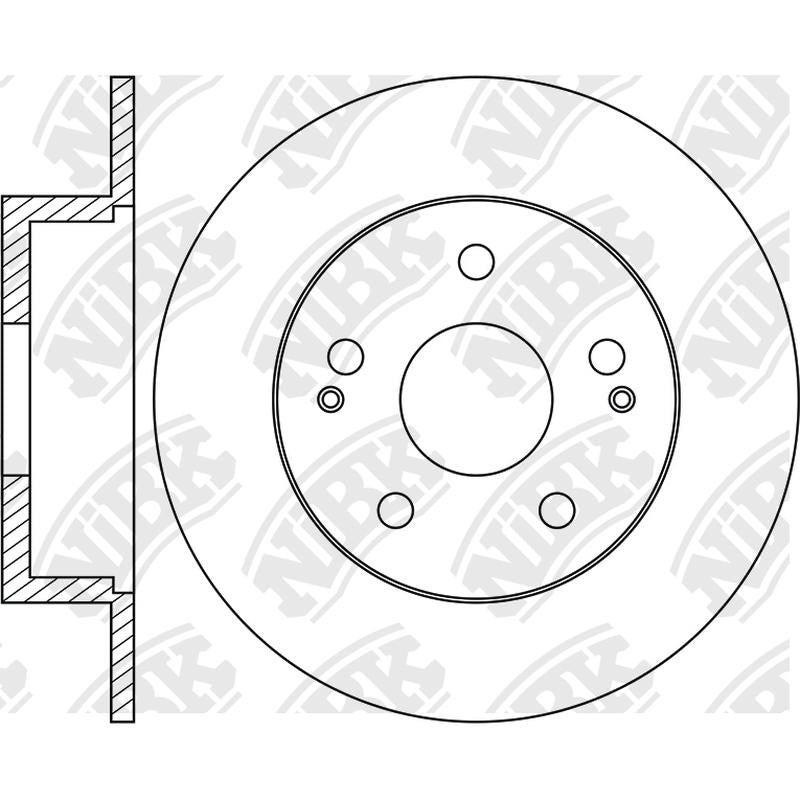 NIBK Rotor RN1957 284mm x 10min