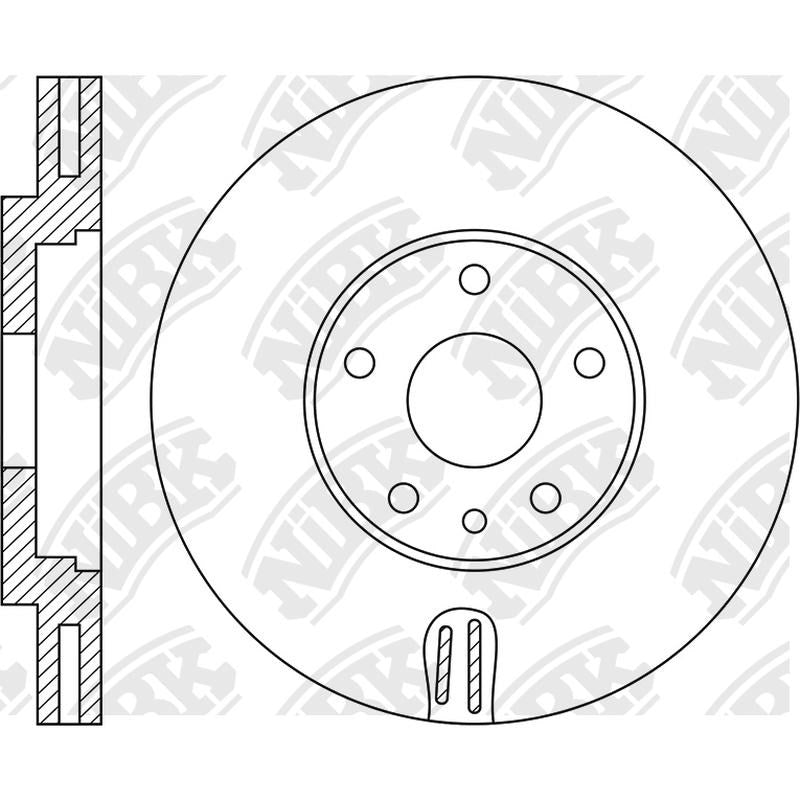 NIBK Rotor RN1958V 285mm x 28min