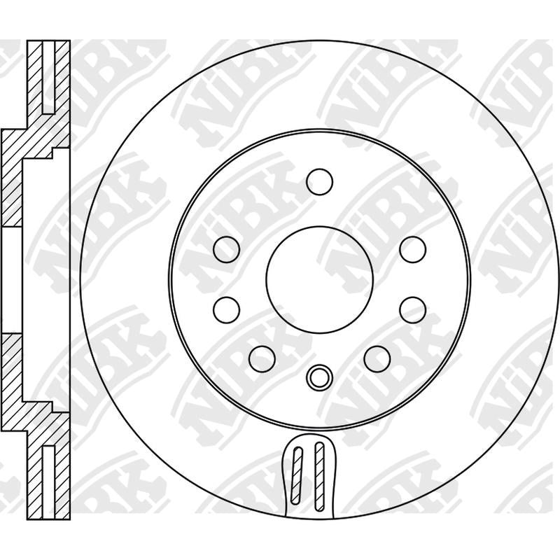 NIBK Rotor RN1962V 314mm x 28min