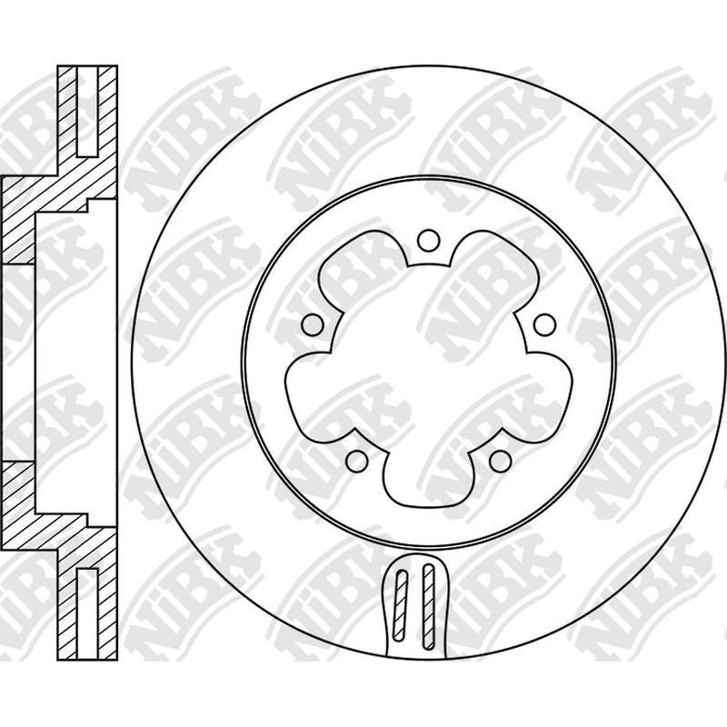 NIBK Rotor RN1964V 280mm x 28min