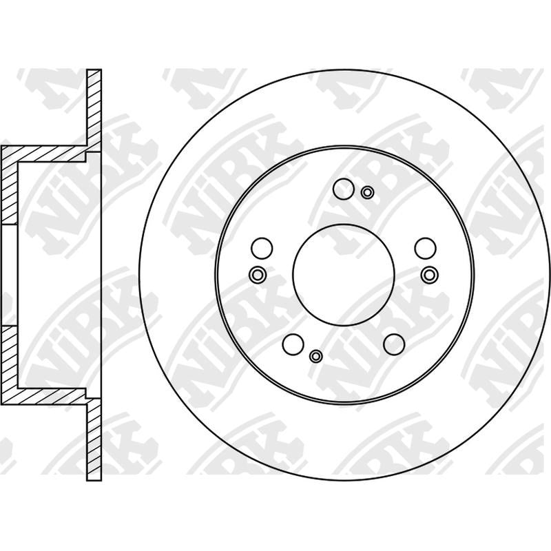 NIBK Rotor RN1973 260mm x 9min