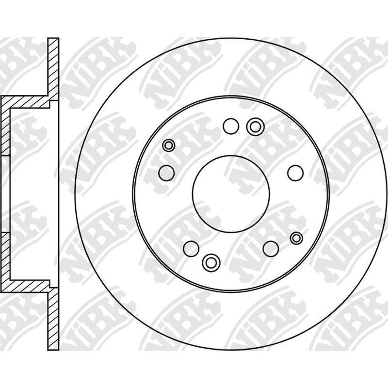 NIBK Rotor RN1974 260mm x 9min