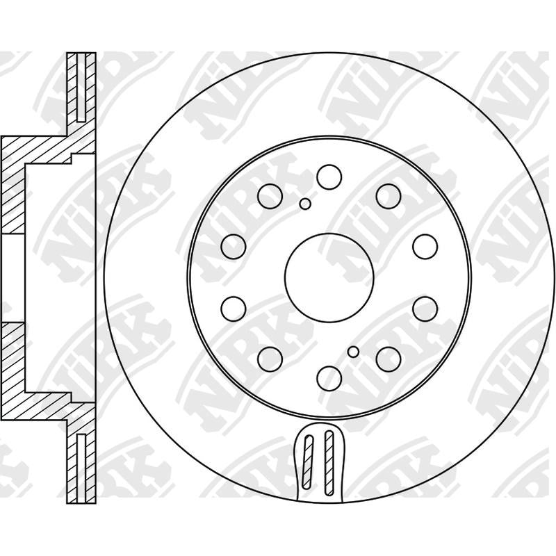 NIBK Rotor RN1980V 315mm x 20min