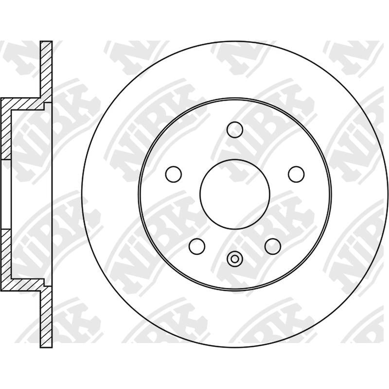 NIBK Rotor RN1983 264mm x 10min