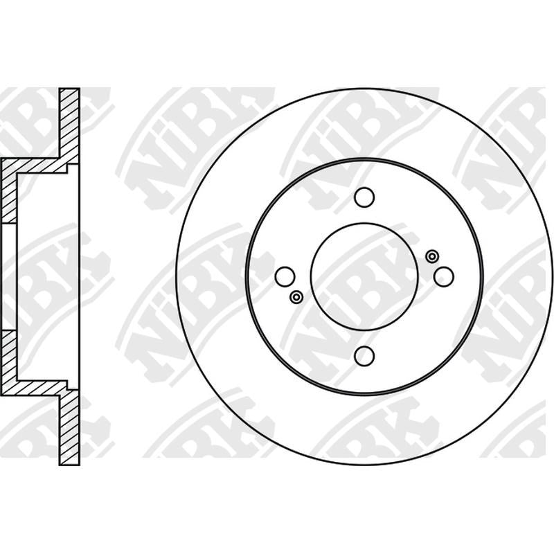 NIBK Rotor RN1985 211mm x 11min