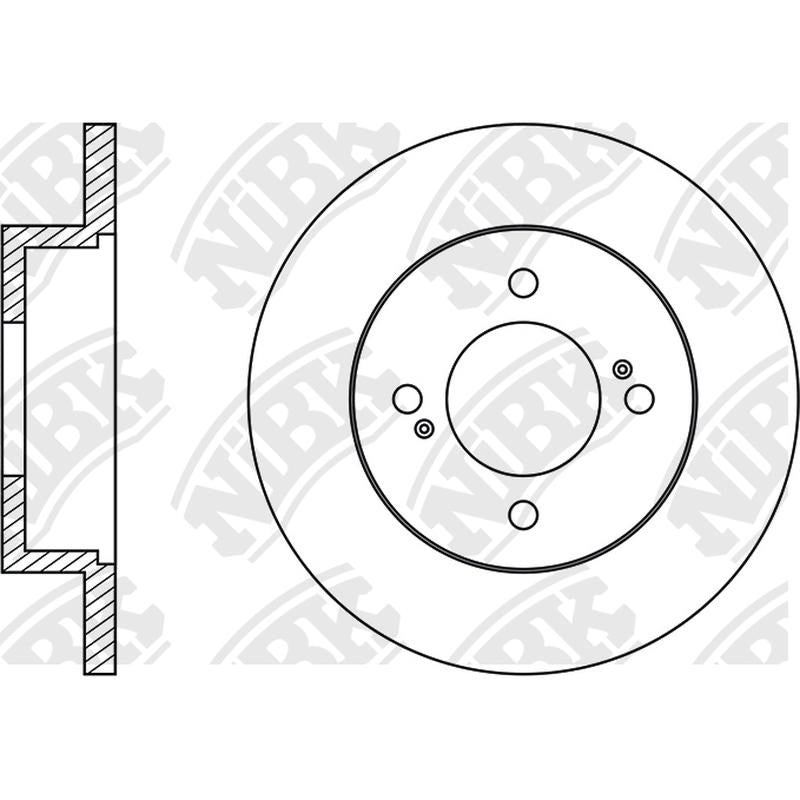 NIBK Rotor RN1986 215mm x 12min