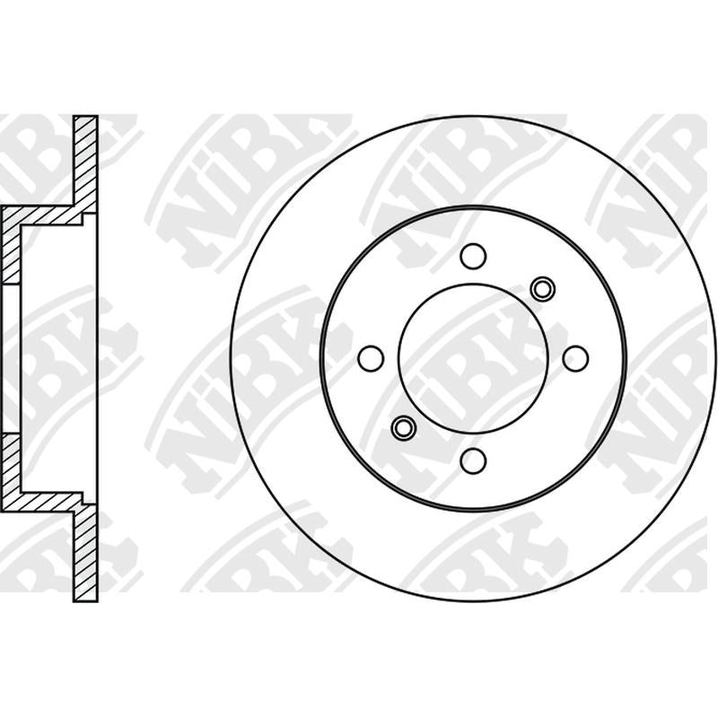 NIBK Rotor RN1987 208mm x 10min