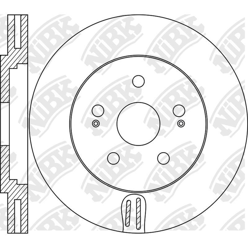 NIBK Rotor RN1997V 350mm x 32min
