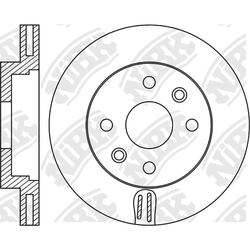 NIBK Rotor RN1999V 235mm x 22min